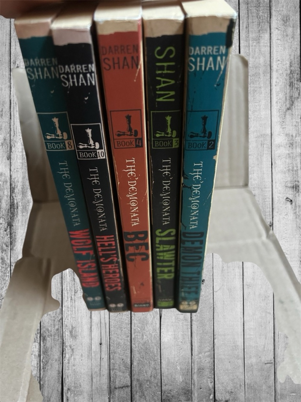 The Demonata Books 1, 2,3,4,5 8,10 Set-Reserved for Bigboybrands